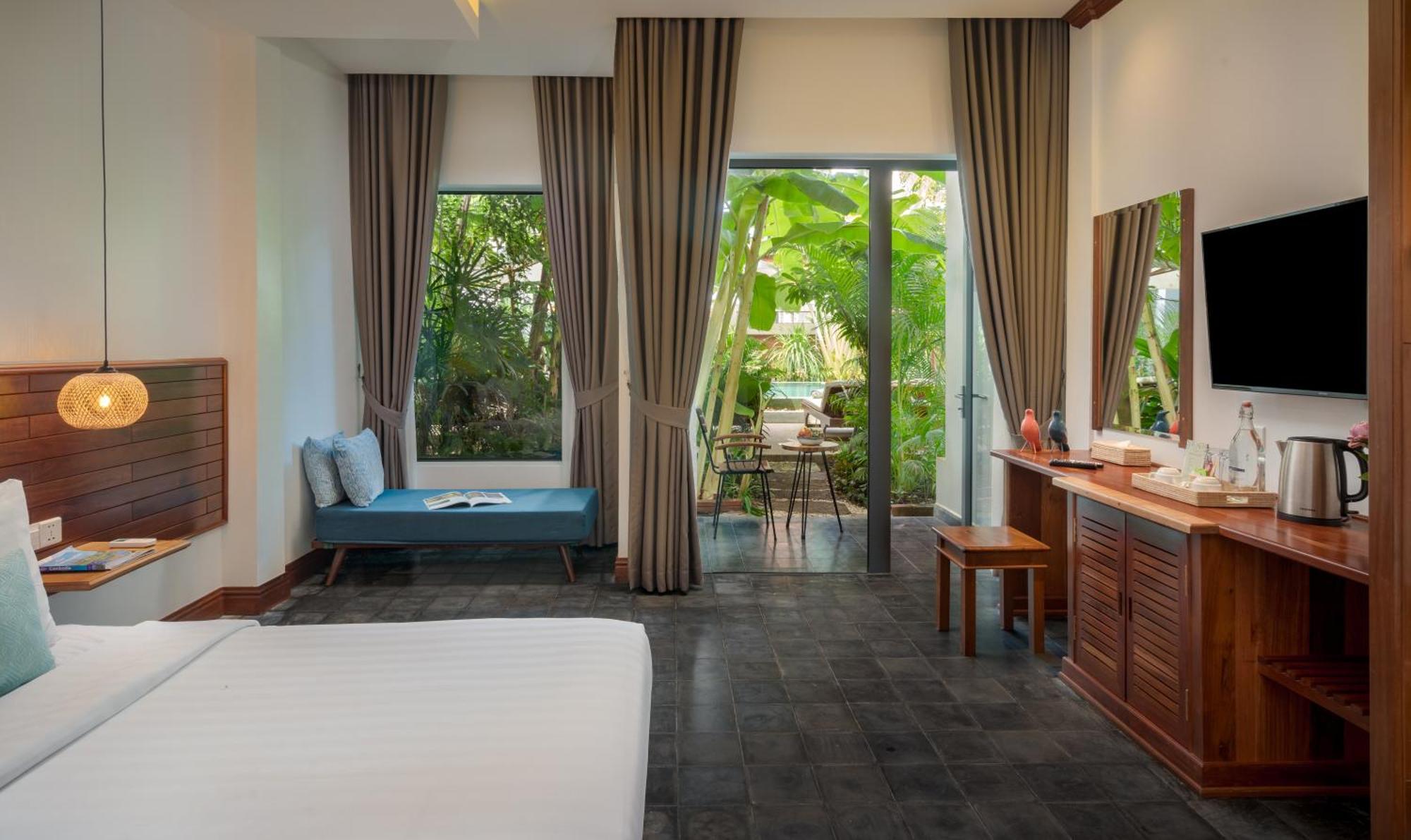 Khmer House Boutique Hotell Siem Reap Rum bild